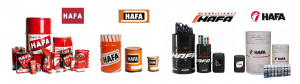 Différents packagings HAFA dans le temps