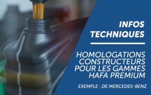 Homologations - Gammes HAFA Premium